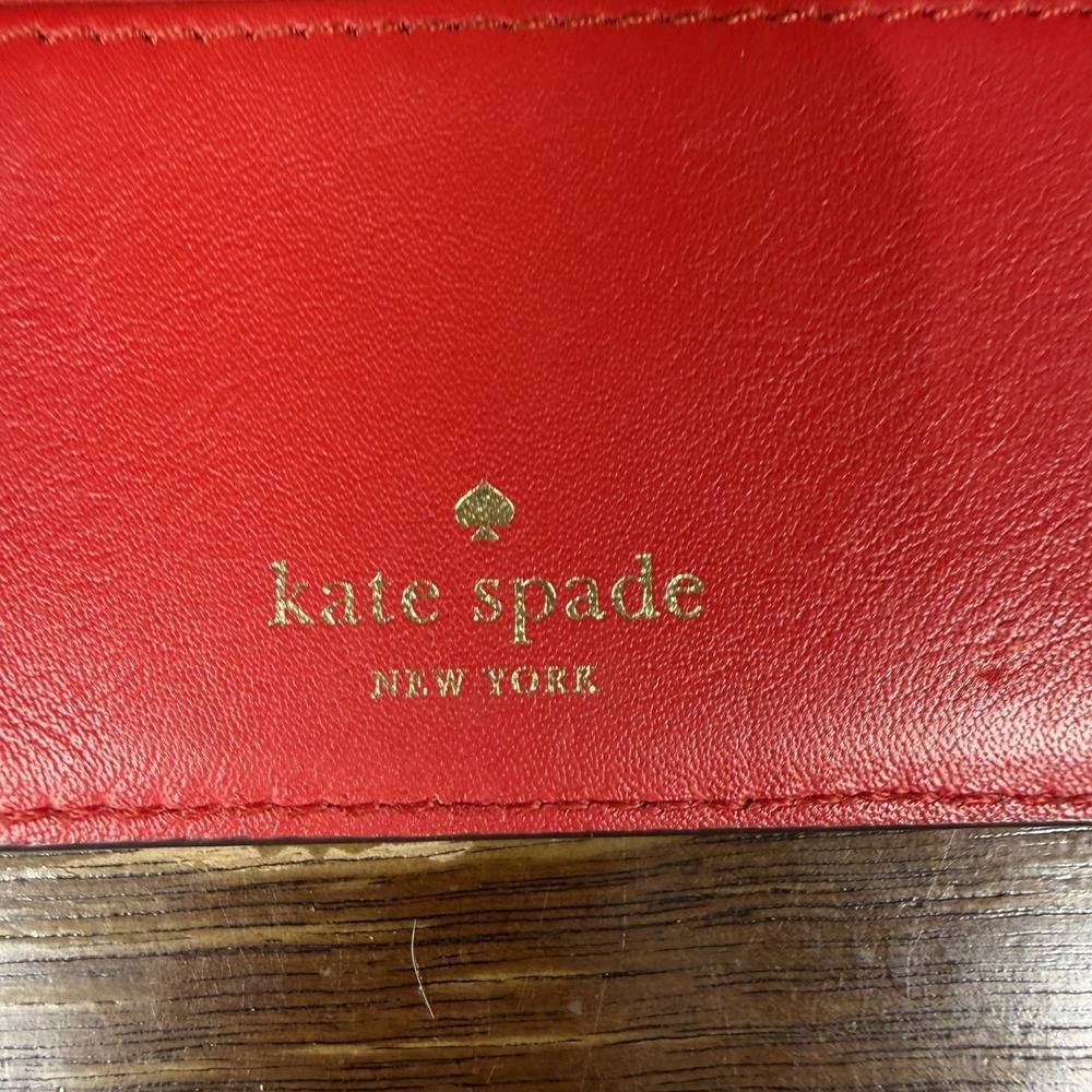 Kate Spade Year of the Pig novelty Card Wallet red leather - Picture 8 of 10